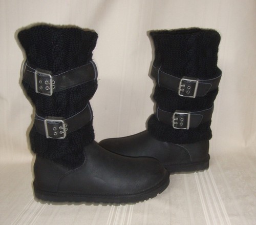 Ugg cassidee black tall cable - ,